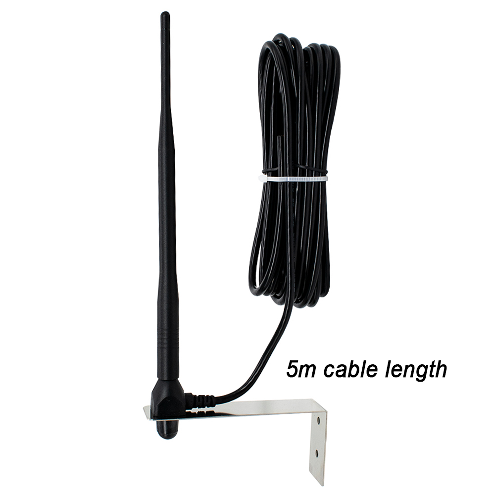 Wodoodporny wzmacniacz zewnętrzny 433MHz 433.92MHz o bardzo dalekim zasięgu 200m z anteną zewnętrzną, długość kabla 2m 3m 5m, do pilotów do bram garażowych i automatów. ​