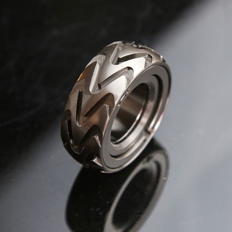 Cincin Fidget Mekanik EDC Mainan Fidget Logam Mainan Penghilang Stres Untuk Hadiah Dewasa Anak-anak
