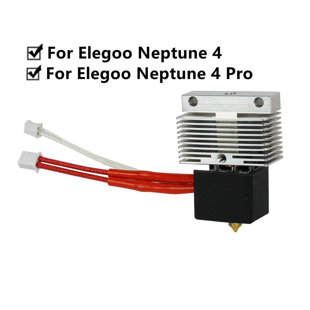 Voor Elegoo Neptune 4 Pro Hotend Kit Met Verwarmingspatroon 24V Thermistor Verwarmingsblok Extruder Hoofd Voor Neptune4 Pro