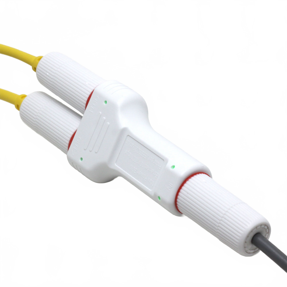 DSLRKIT-extensor de interruptor de paso PoE para exteriores, repetidor en cascada, 1 PoE en 2