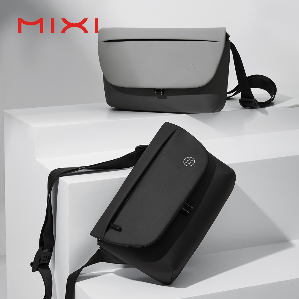 Mixi Multifunktionale Wasserdichte Umhängetasche Magnetverschluss Outdoor-Sport-Reisetasche 13-Zoll Laptop-Umhängetasche