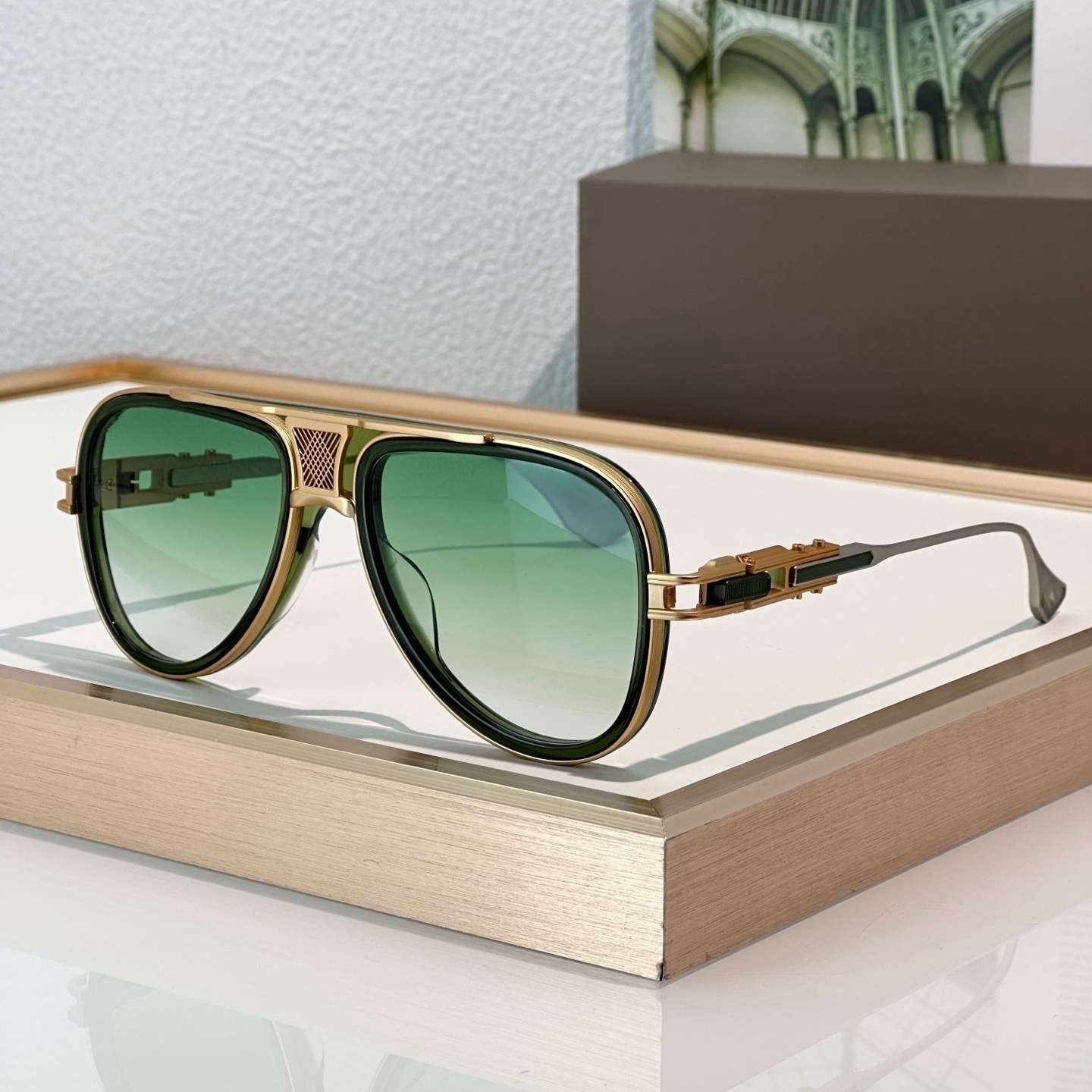 Grand Decade Mode Luxus Design Beliebte Sonnenbrille Frauen Shades DTS460 Klassische Männlich Weiblich Pilot Sonnenbrille Outdoor