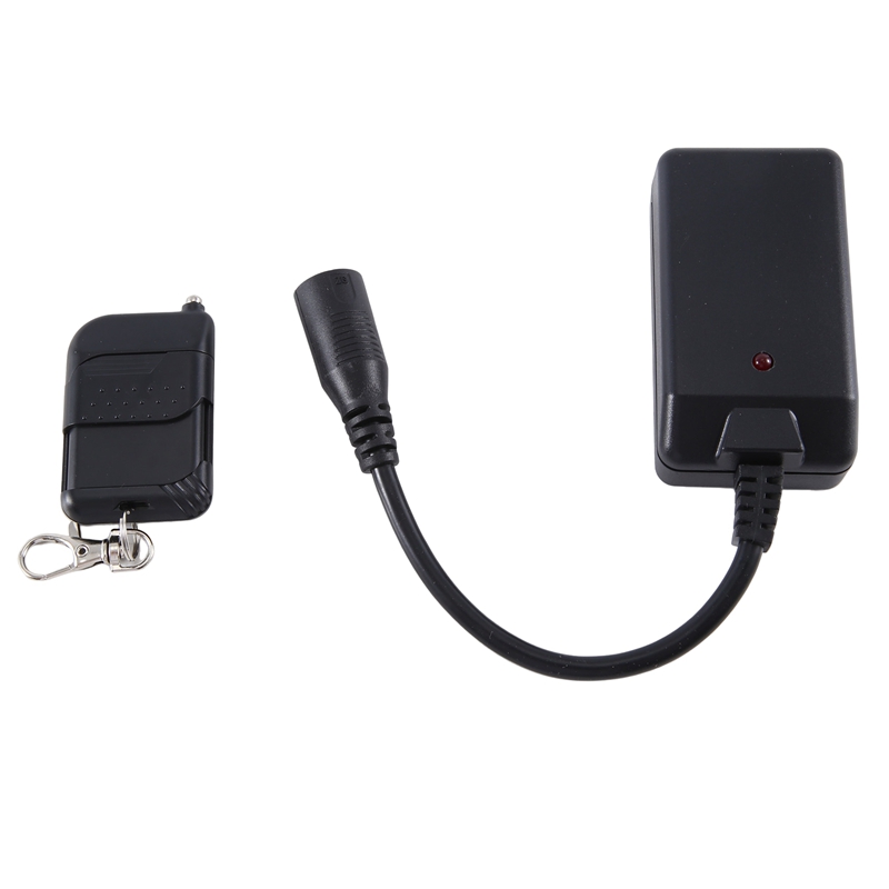 Récepteur de télécommande sans fil XLR noir pour machine à brouillard de fumée, récepteur de scène DJ, brumisation, 400W, 900 W, 1500W