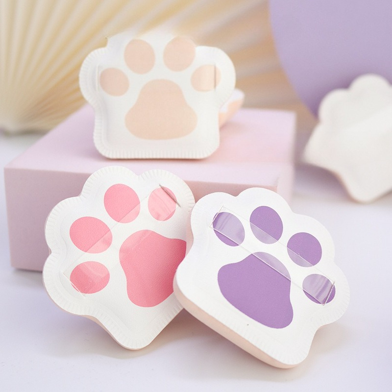 Soft Powder Sponges Puffs Foundation Cream Cushion Puff Cat Claw Shape Makeup Sponge Air Cushion Beauty Cosmetics Tools Portable