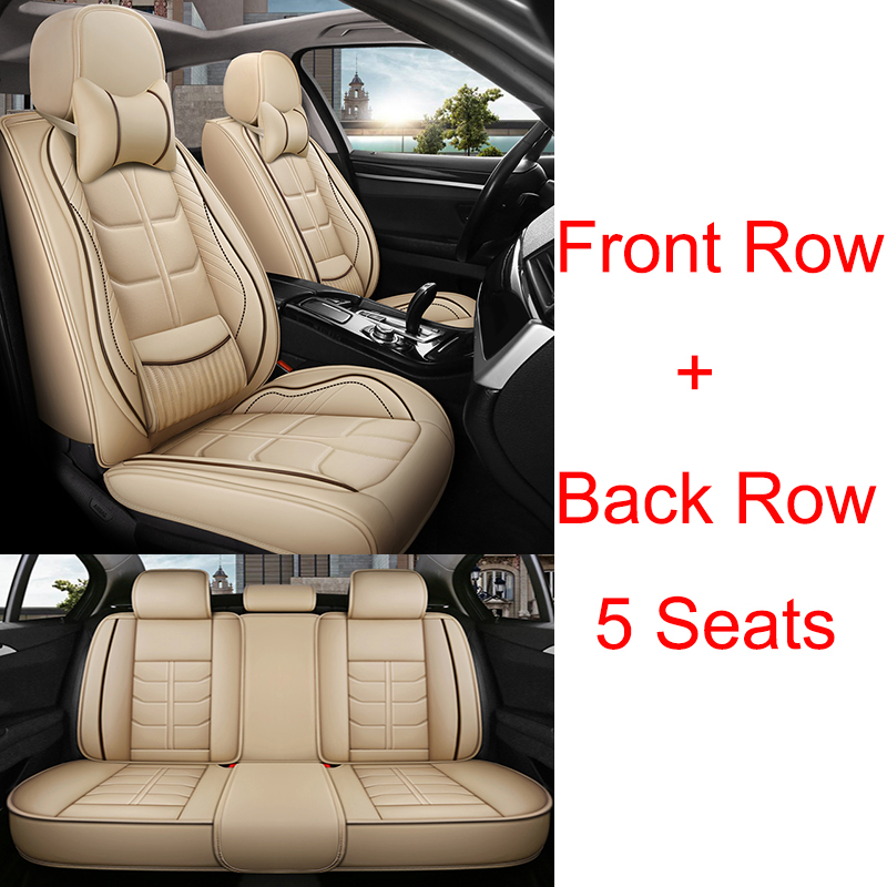 Pokrowiec na fotel samochodowy z podparciem lędźwiowym 3D do wszystkich modeli Lincoln MKZ MKC MKX MKT Navigator Aviator, akcesoria samochodowe, skóra PU
