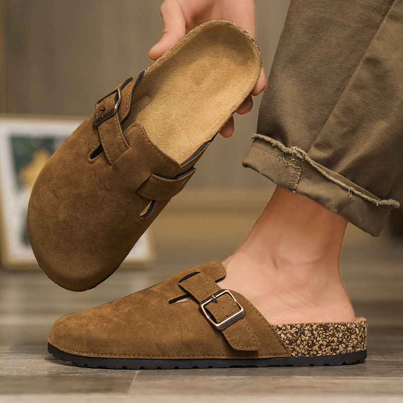 Chinelos de verão para homens e mulheres Birken indoor antiderrapante chinelos de cortiça mulheres praia ao ar livre casa confortável sandálias casuais 47