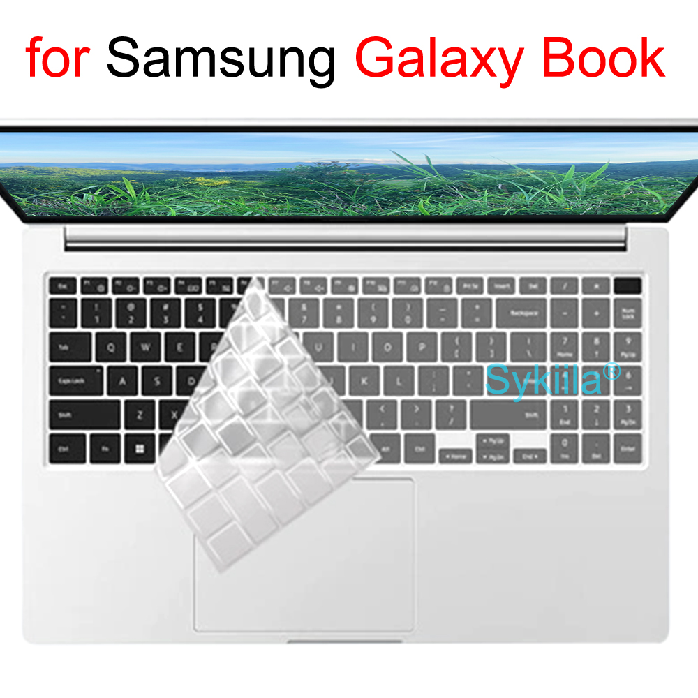 Tastatur-Abdeckung für Samsung Galaxy Book Book 5 Book 4 Book 3 Book 2 Pro 360 Flex Ion Go Edge S Laptop, Silikon-Schutzhülle