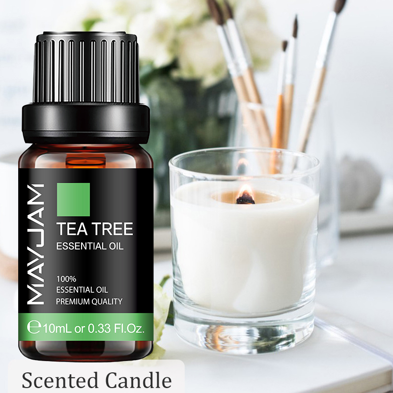 MAYJAM 10 мл чистый диффузор эфирного масла чайного дерева Ylang Ylang Vanilla Lavender Lemongrass Citronella Geranium Lavender Rose Oil