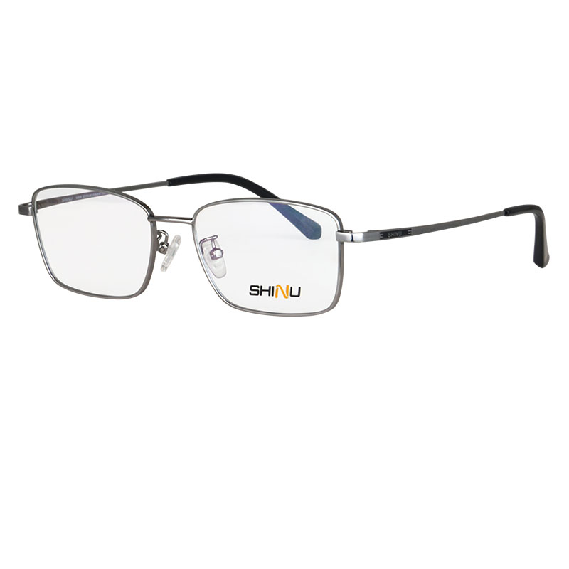 SHINU Progressieve multifocale leesbril heren titanium brilmontuur voor heren slimme progressieve multifocale lenzen op sterkte