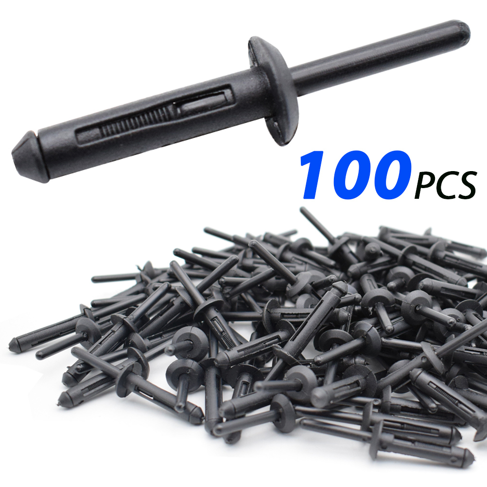 100X Plastica Rivetto Paraurti Clip di Fissaggio Per Ford GM Chrysler Jeep Wrangler 2006 - 2018 Dodge Avenger Auto Fermo OE # 6506007 AA