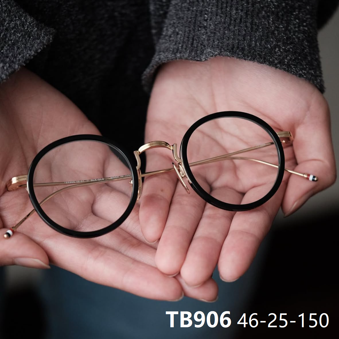 Mode Acetat Titan Brille Rahmen Runde Brillen Trend Brillen Brillen Männer Frauen Top Qualität TBX 906 INS 2026 USA Stil