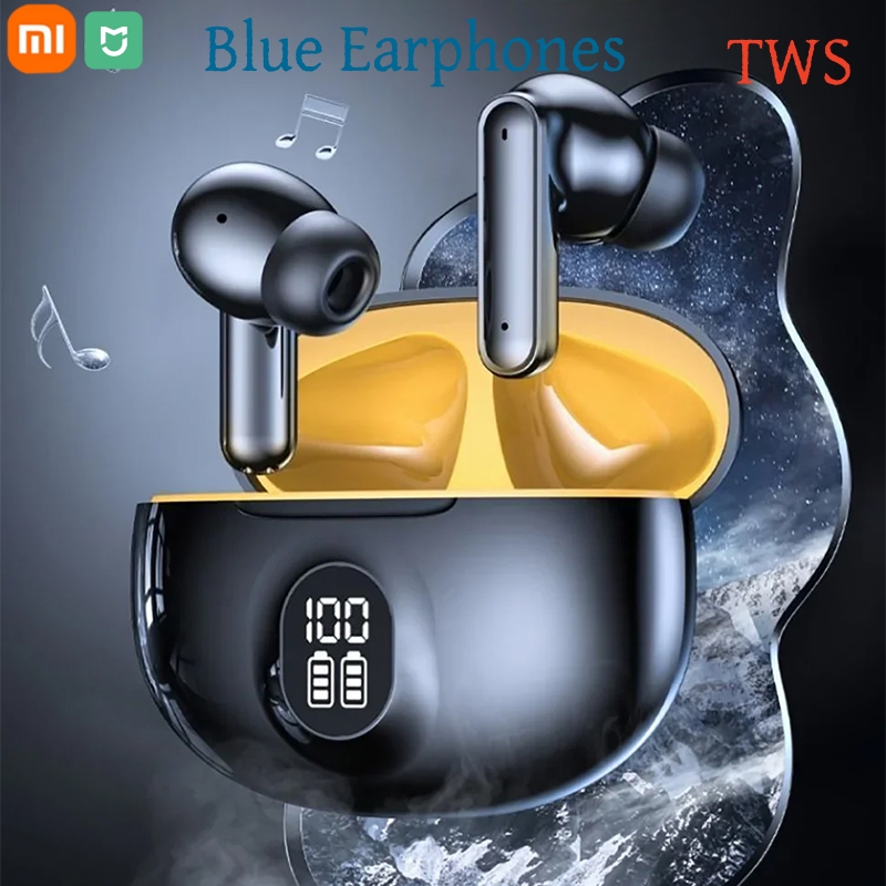 Xiaomi MIJIA S510 TWS Wireless Headphones LED Power Earphones Digital Display Headset Stereo Sound Bluetooth-compatible 5.3
