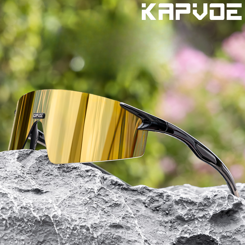 Kapvoe Radfahren Sonnenbrille Mode für Männer Fahrrad Brille Zyklus Frauen Sport Fahrrad MTB Angeln Wandern Reiten Brillen UV400