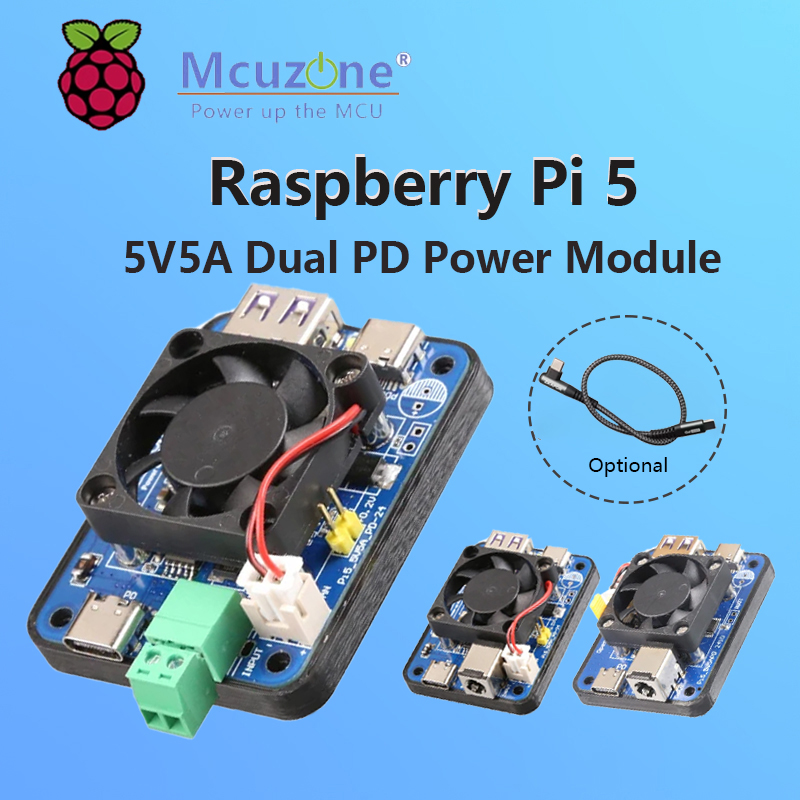 Raspberry Pi 5 5V5A Dual PD Power Modul