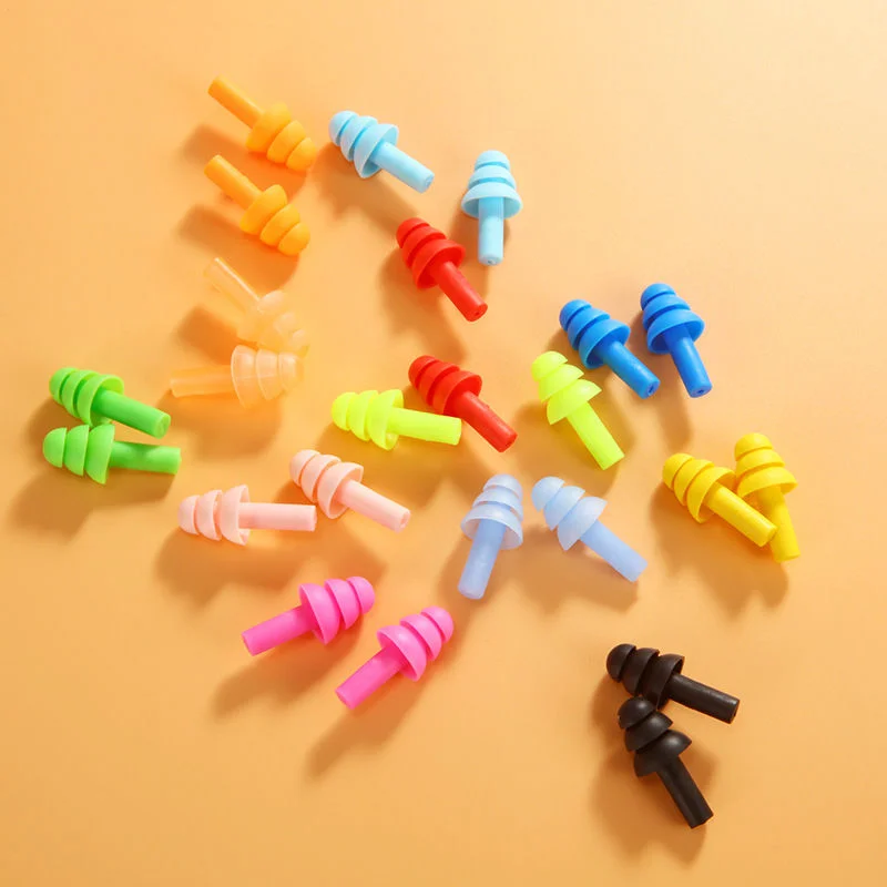 10 pares de tampões de ouvido de silicone isolamento acústico protetor de ouvido anti ruído ronco confortável dormir tampões de ouvido para redução de ruído
