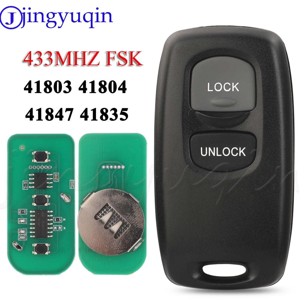 JYQ-Chave de carro inteligente remoto, Fob para Mazda M6, 2, 3, 6 Series, 2003-2010, Ford Ranger, Everest 41803, 41804, 41847, 41835, 433MHz