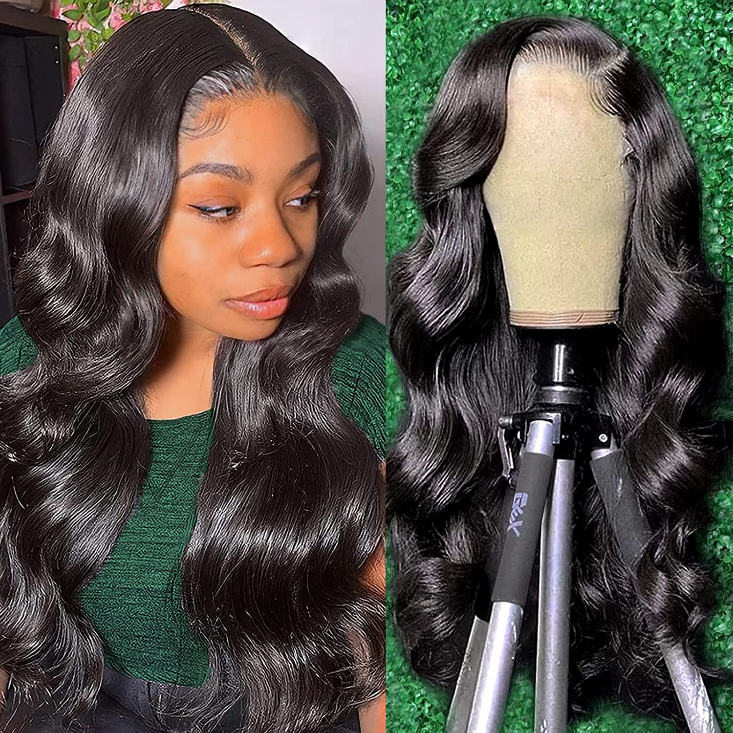 13X4 Lace Frontal Human Hair Wigs For Women 28 Inch  Brazilian Body Wave Lace Front Wig Pre-plucked Hairline with Baby Hair Wigs