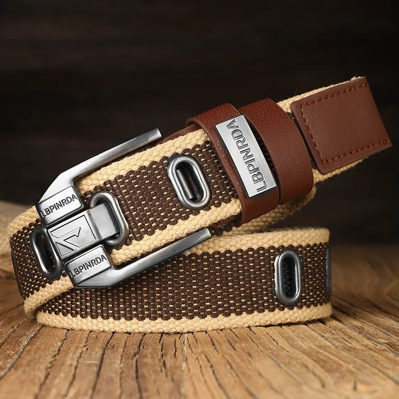 Cintura tattica militare in tela da caccia Cintura unisex di tendenza alla moda Accessori per jeans Cintura di marca in nylon di design di lusso per persone d'affari