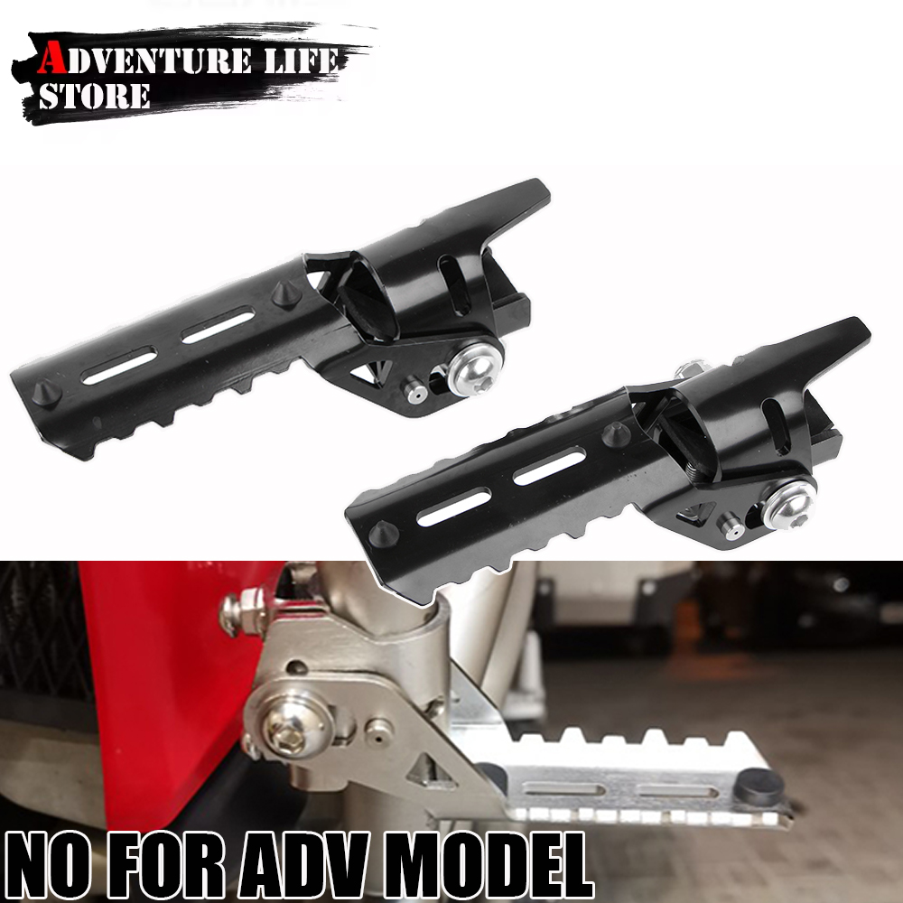 Motorrad Autobahn Vorne Fußrasten Folding Fußrasten Schellen 22-25mm Für BMW R1250GS R1200GS LC S1000XR F750GS F850GS R 1200GS LC