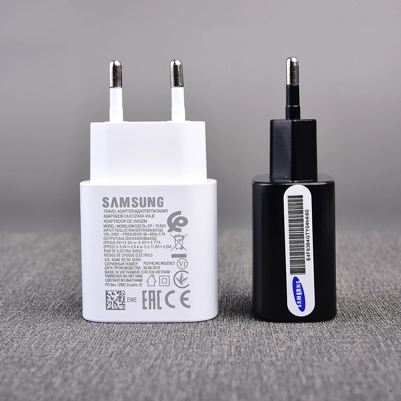 Ładowarka Samsung EP-TA800 Super szybki adapter do ładowania ściennego 100CM PD typu C do Galaxy Note 10 20 Pro S22 S21 Ultra S10+ A55