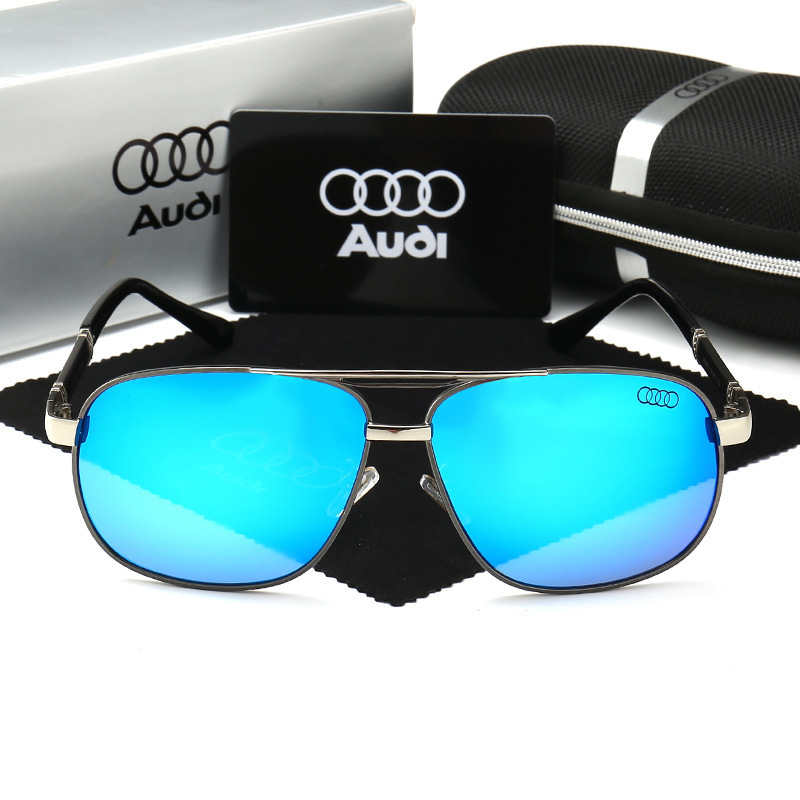 Audi Occhiali Polarizzati UV400 Occhiali da sole da guida per uomo/donna Occhiali con montatura quadrata lunette de soleil homme luxe occhiali di lusso