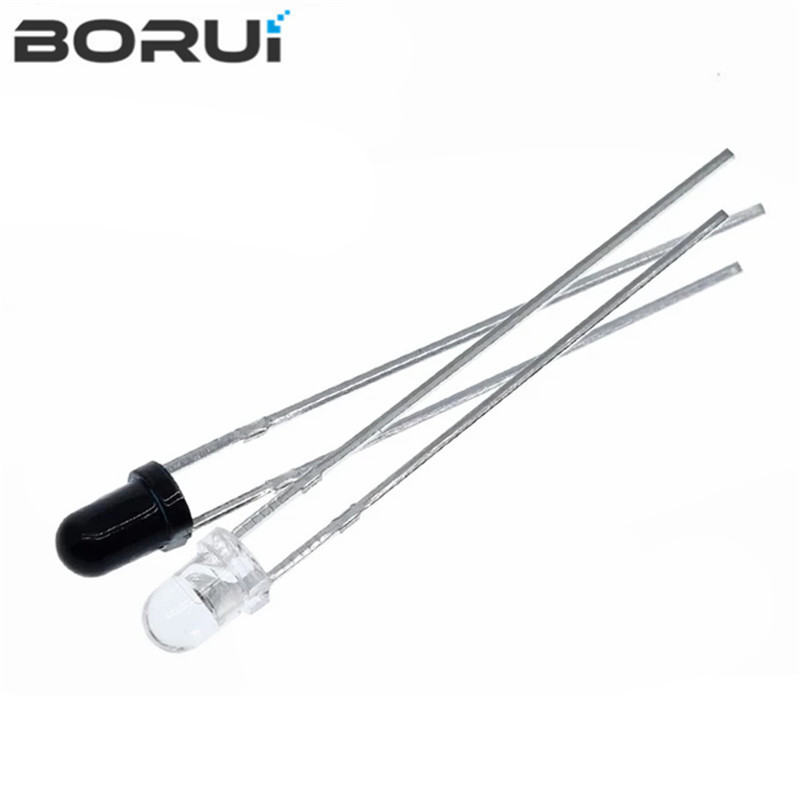 50pairs 3mm 940nm LEDs infrared emitter and IR receiver diodes EACH 50PCS
