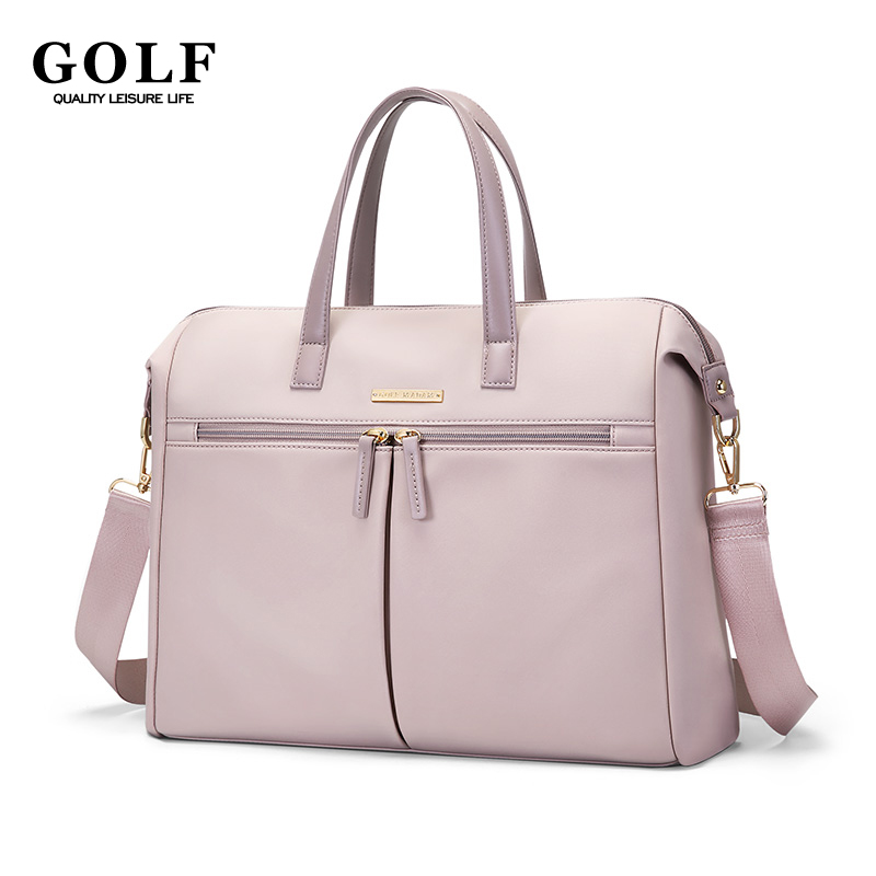GOLF Damskie torby biznesowe Teczki na laptopa 15-calowa torba na laptopa Torebka na ramię Lady Casual College Torby na ramię dla kobiet Trend 2024