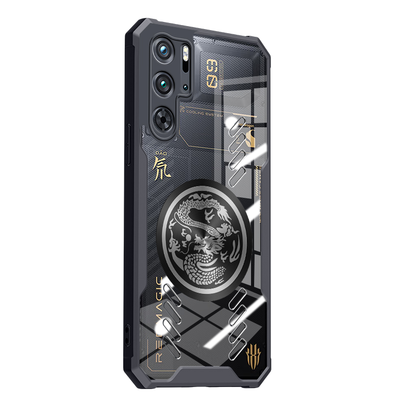 Dragon Totem Grafeen Cooling Case voor RedMagic 9 8 S 9 S Pro Plus Pro + Warmteafvoer Gevallen schokbestendig Transparant Cover Funda