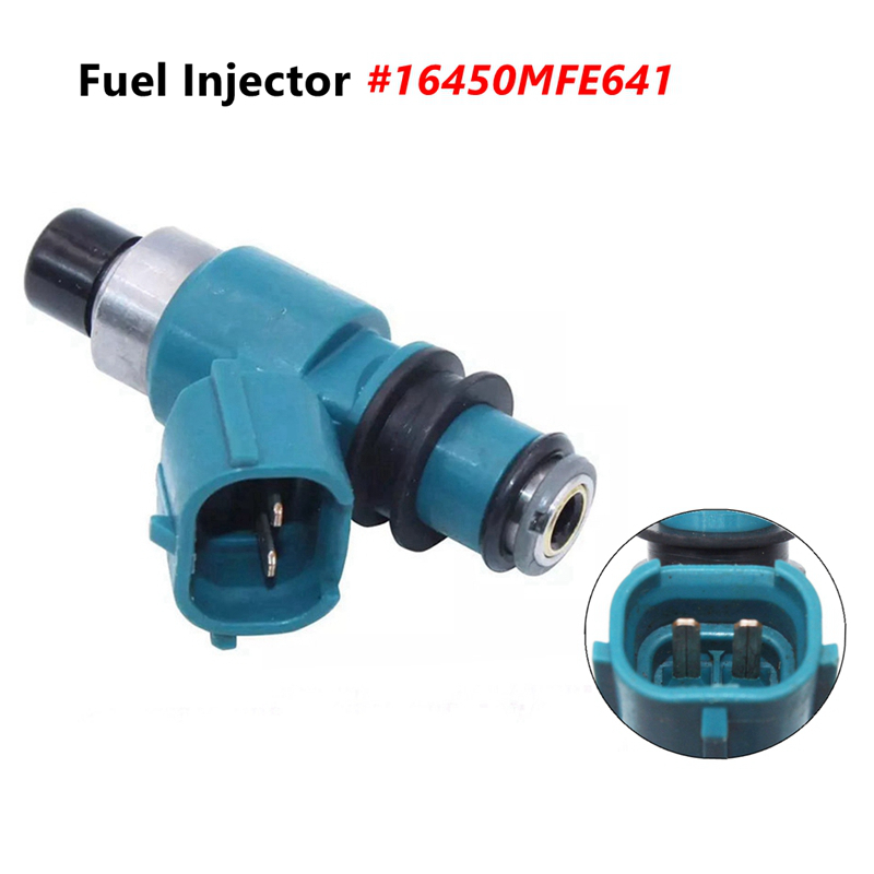 Inyector de combustible 16450-MFE-641 para motocicleta Honda VT750 CBR250R/RA CRF250L CBR 250 Nozzel 12 agujeros 16450MFE641