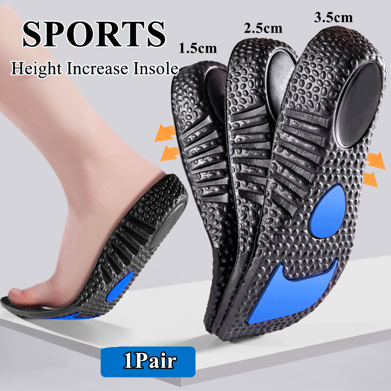 ใหม่ความสูงเพิ่มแม่แบบกีฬา Shock Absorption Insoles สําหรับฟุตระงับกลิ่นกาย Orthopedic Insole สําหรับรองเท้าผู้ชายผู้หญิงรองเท้า