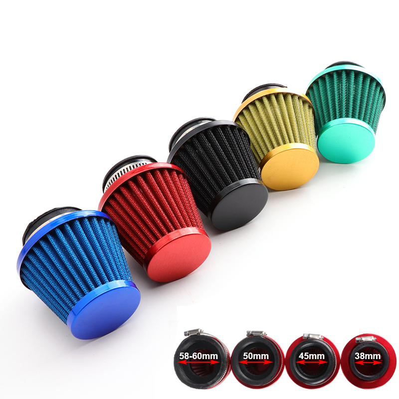Universale 38 millimetri Moto Filtro Aria di Aspirazione Kit di Induzione Per GY6 50cc 110cc 125cc Moto Scooter Dirt Pit Bike ATV Quad Bugg