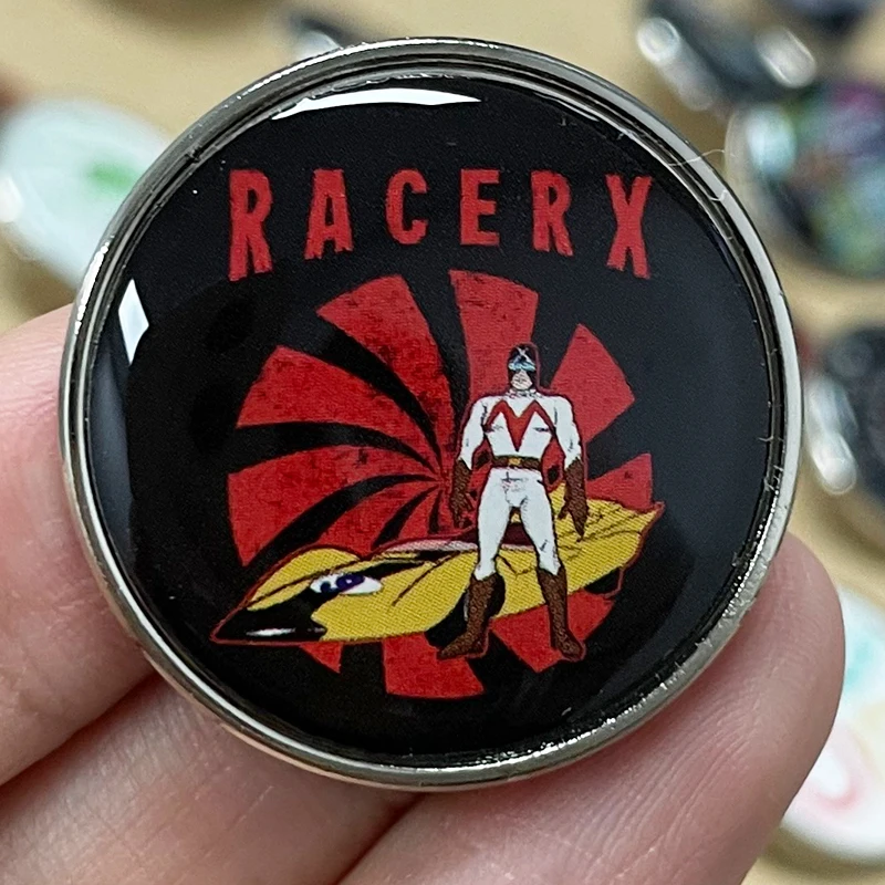 Rex Racer X Speed Racers Enamel Pin Film Badge Brooch