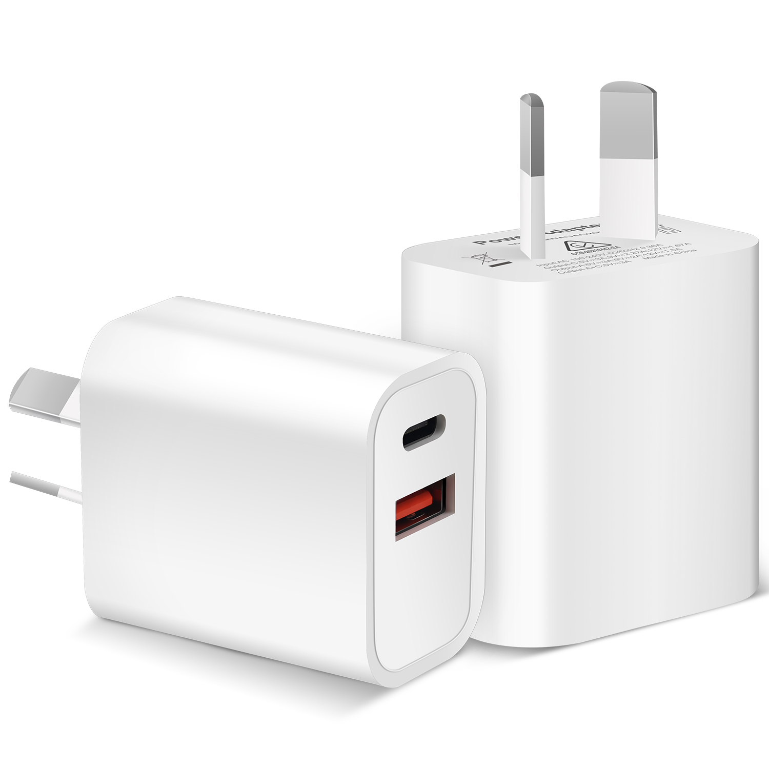 PD 20W ชาร์จโทรศัพท์สําหรับออสเตรเลีย Newzealand AU ปลั๊ก USB Type C QC 3.0 Fast CHARGING ADAPTER สําหรับ iPhone 14 13 PRO MAX Samsung