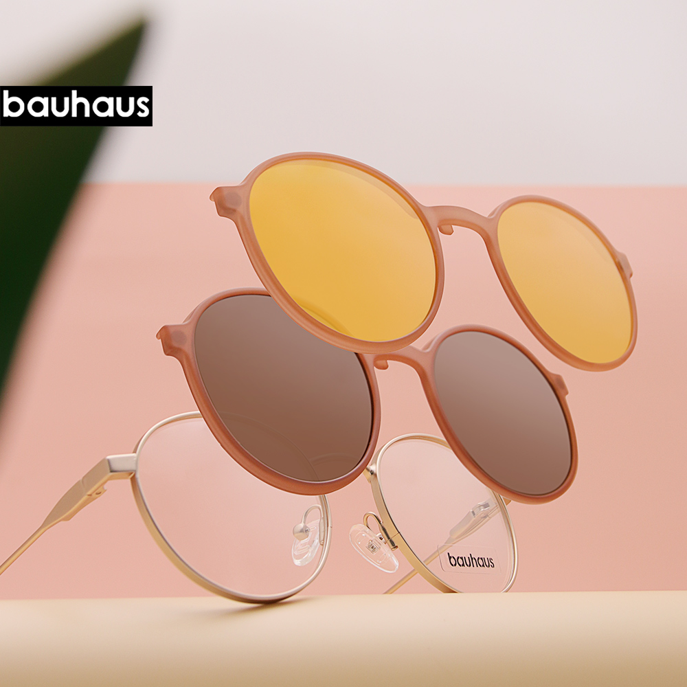X108 bauhaus feminino retro redondo prescrição óculos masculino 2022 novo vintage miopia óptica coreano óculos