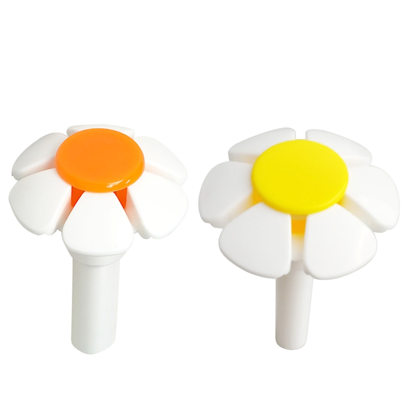 Cat Fountain Replacement Flower Nozzle Head for Dogs Round Cubic Stainless Steel Top Water Dispenser Yellow Orange