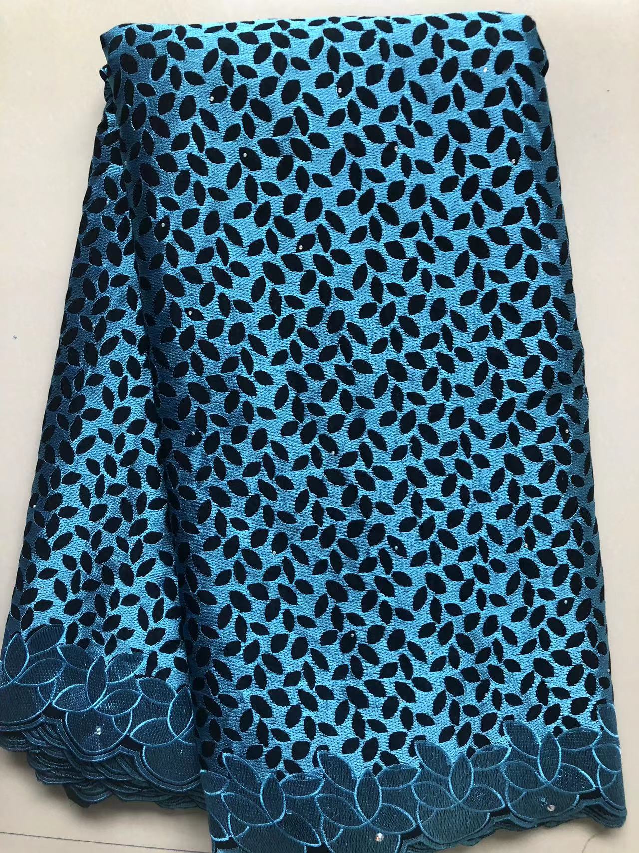 Lo último en tela de encaje de algodón africano con piedras 2025, encaje de gasa suizo de alta calidad para costura nigeriana, vestidos de fiesta de boda