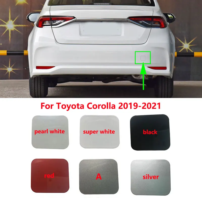 Voor Toyota Corolla 2019 2020 2021 Auto Achterbumper Sleephaak Cover Trailer Sleepoog Cap Deksel