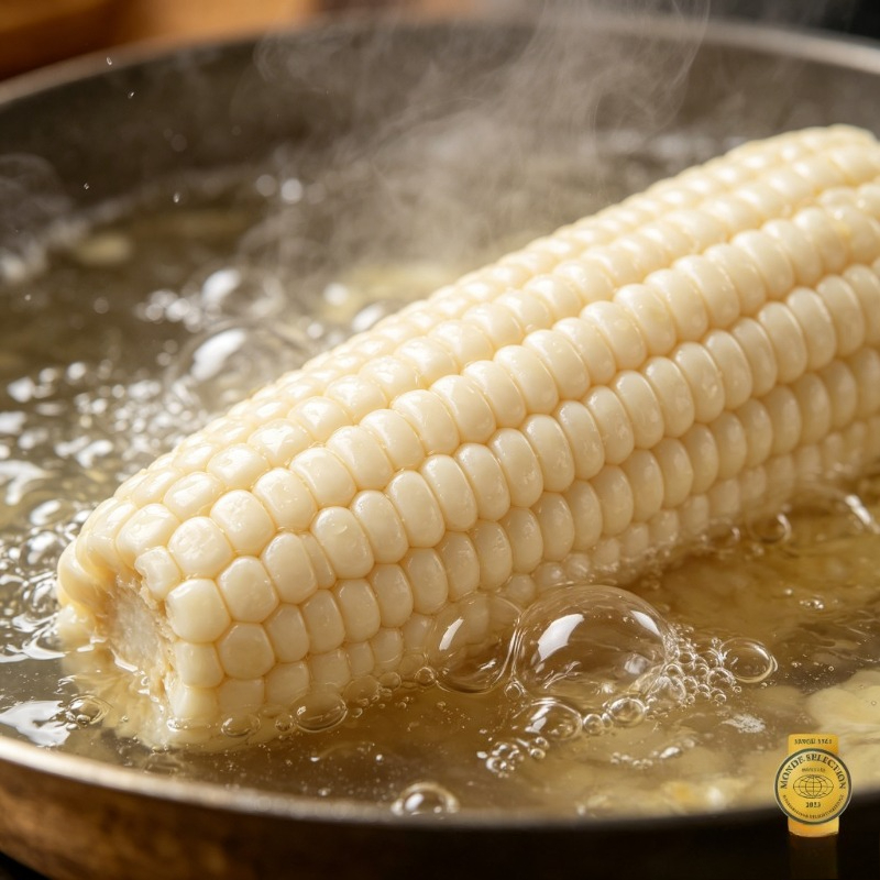 Gouden Prijs Witte Zoete Waxy Maïs op de Kolf Zachte Romige Kleefmaïs Non-GMO Individueel Vacuüm Verpakt Dieet Snack voor Gewichtsverlies