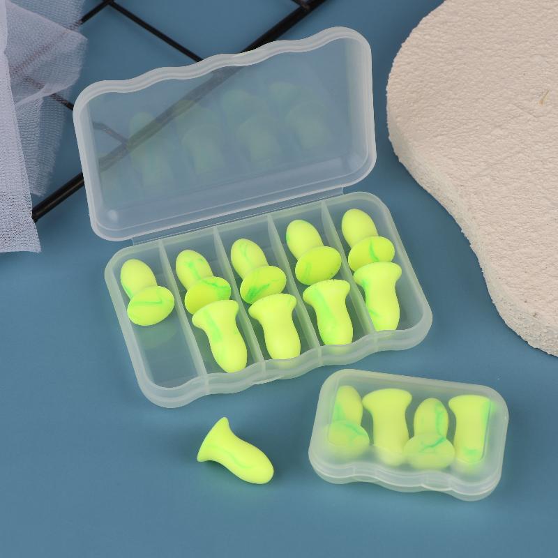1/3/5 boîtes Anti-bruit aide au sommeil soins des oreilles bouchons d'oreille de sommeil réutilisables réduction du bruit isolation phonique bouchons d'oreilles