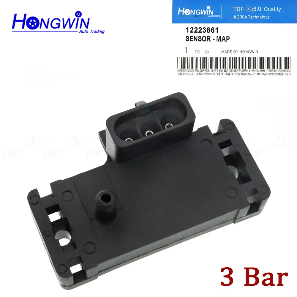 12223861 3Bar kolektor absolutny czujnik ciśnienia dla GM zmodyfikowany Cadillac Chevrolet Buick Chevy 16040749 Turbo Boost