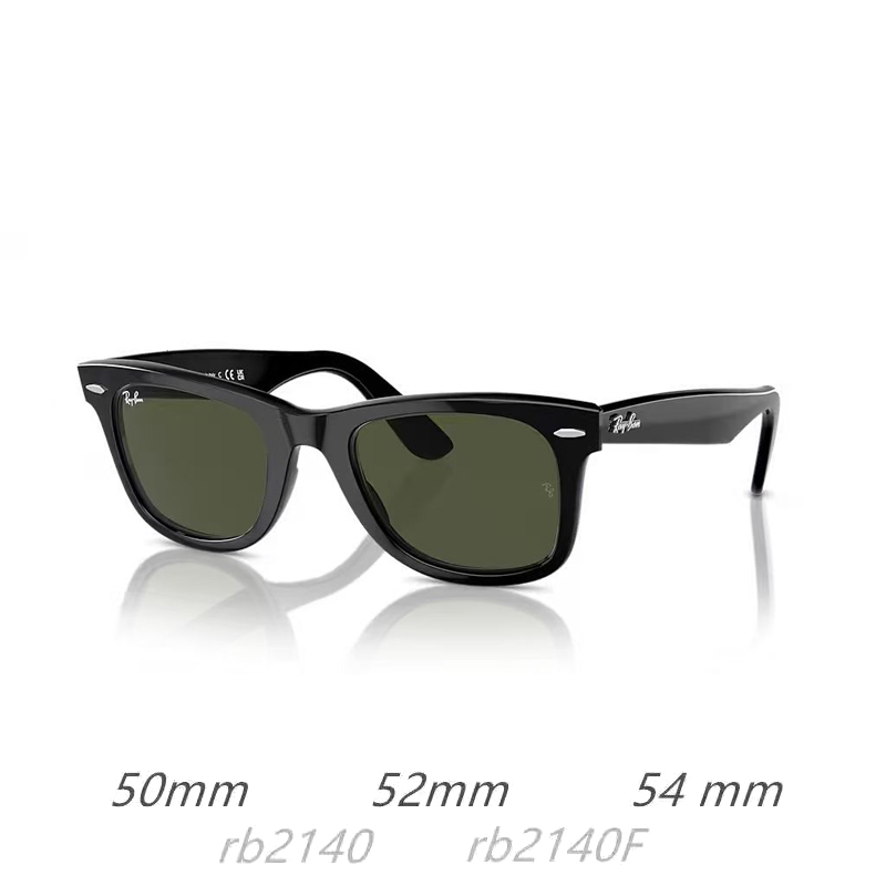 เรย์แบน ออริจินัล คลาสสิค 2140/2140F WAYFARER แว่นกันแดดทรงสี่เหลี่ยม เลนส์แก้ว ป้องกันรังสียูวีแบบโพลาไรซ์ แว่นตาพรีเมียมในกล่อง