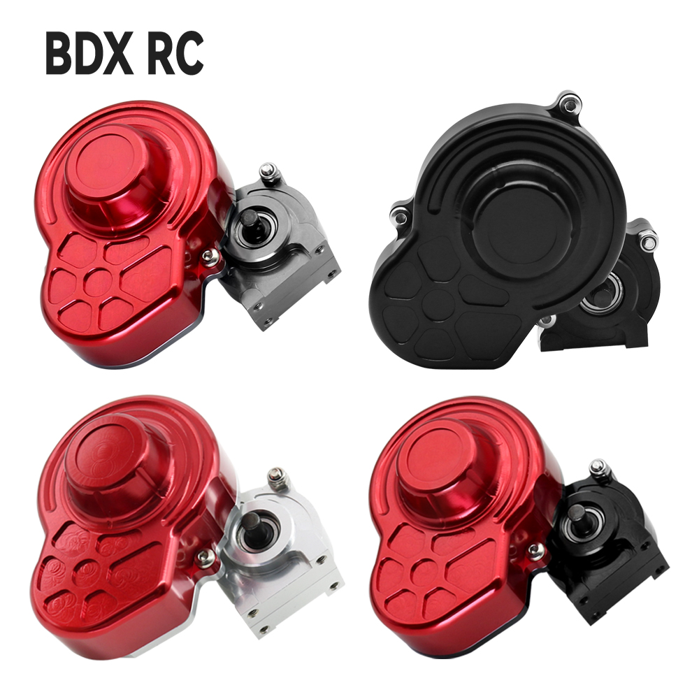 48P Volledig Metalen Versnellingsbak Met Motorversnelling/Beschermkap Voor 1/10 Rc Rock Crawler Axiale Scx10 9028 90047 Truck