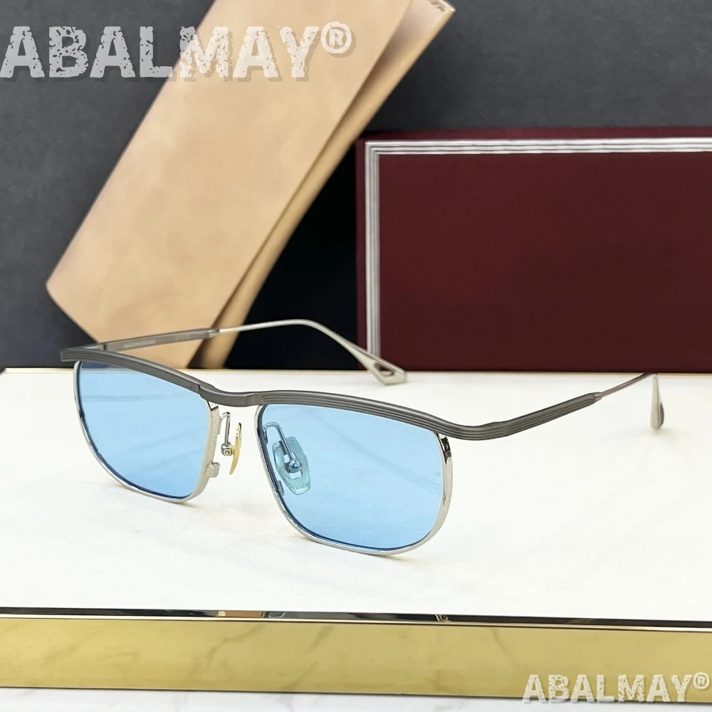 MELVILLE MAAT 58-17 Top Kwaliteit Zonnebril voor Mannen Klassieke Vrouwen Luxe Merk Designer zonnebril UV400 Met doos