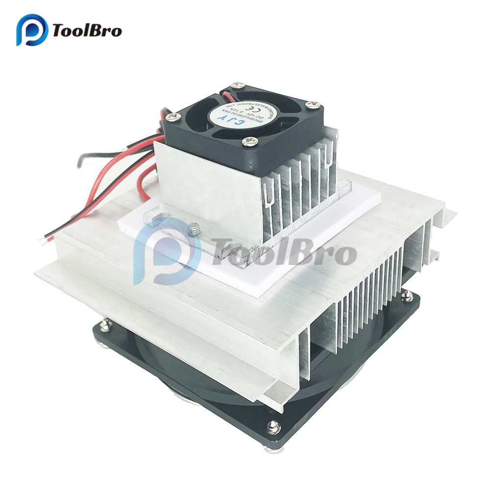 12706 6A 12A 12V Enfriador de refrigeración semiconductor electrónico radiador DIY refrigeración Local Kit de equipo de refrigeración de espacio pequeño