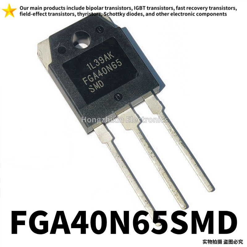 5-10 piezas NUEVAS de 100% Calidad FGA40N65 TO-3P FGA40N65SMD 40N65 40N65SMD 40A/650V Transistor de Potencia IGBT de Efecto de Campo