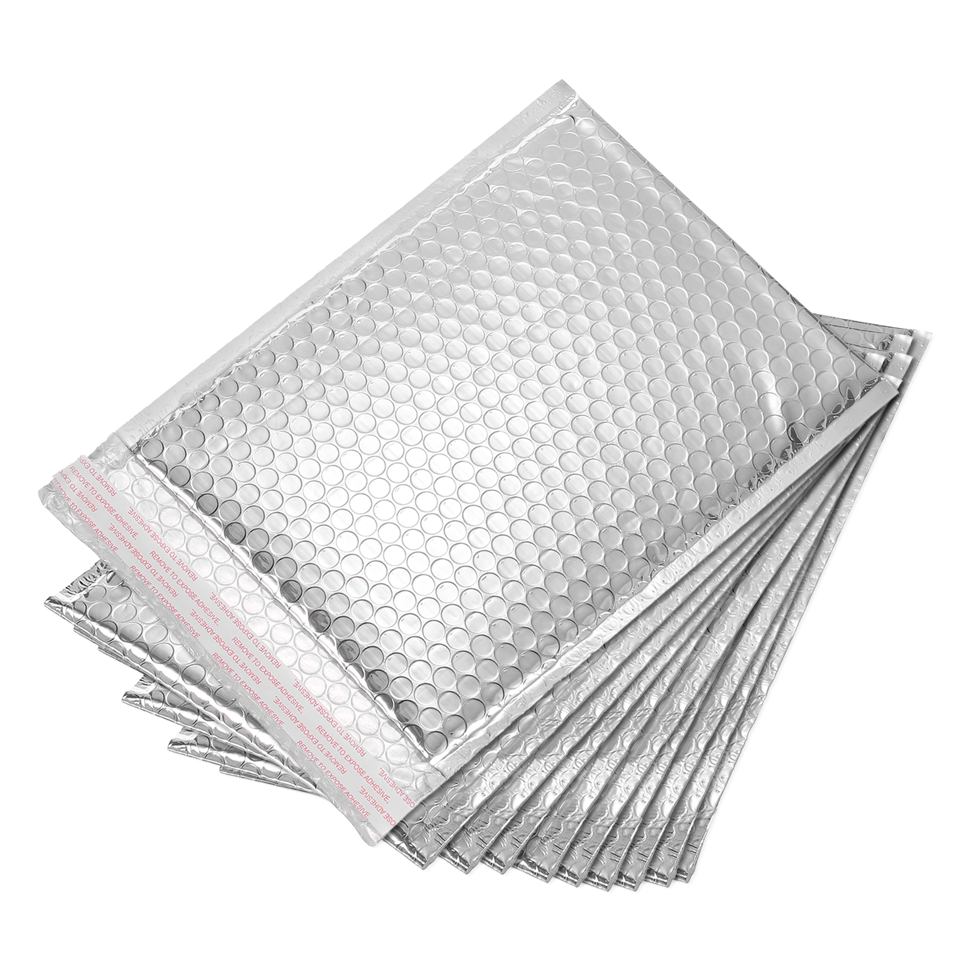 Bolsas de embalaje autoselladas de burbujas térmicas plateadas, embalaje de regalo, sobres de envío acolchados, sobre de correo de aluminio, 10/20/25 Uds.