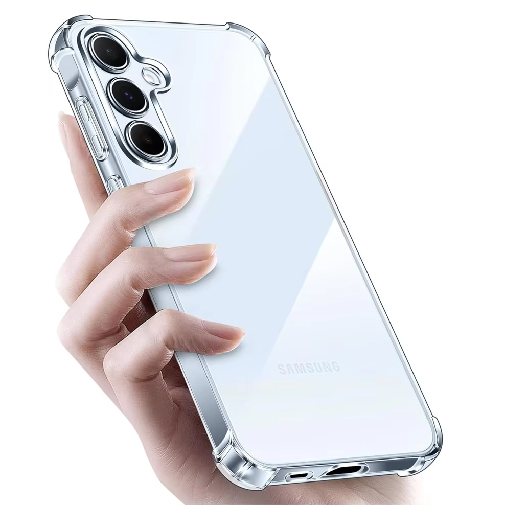Voor Samsung Galaxy Quantum 4 5 Case Schokbestendig Transparant Siliconen Zachte Telefoon Cover Voor Samsung Jump3 Buddy 3 Clear Back cover