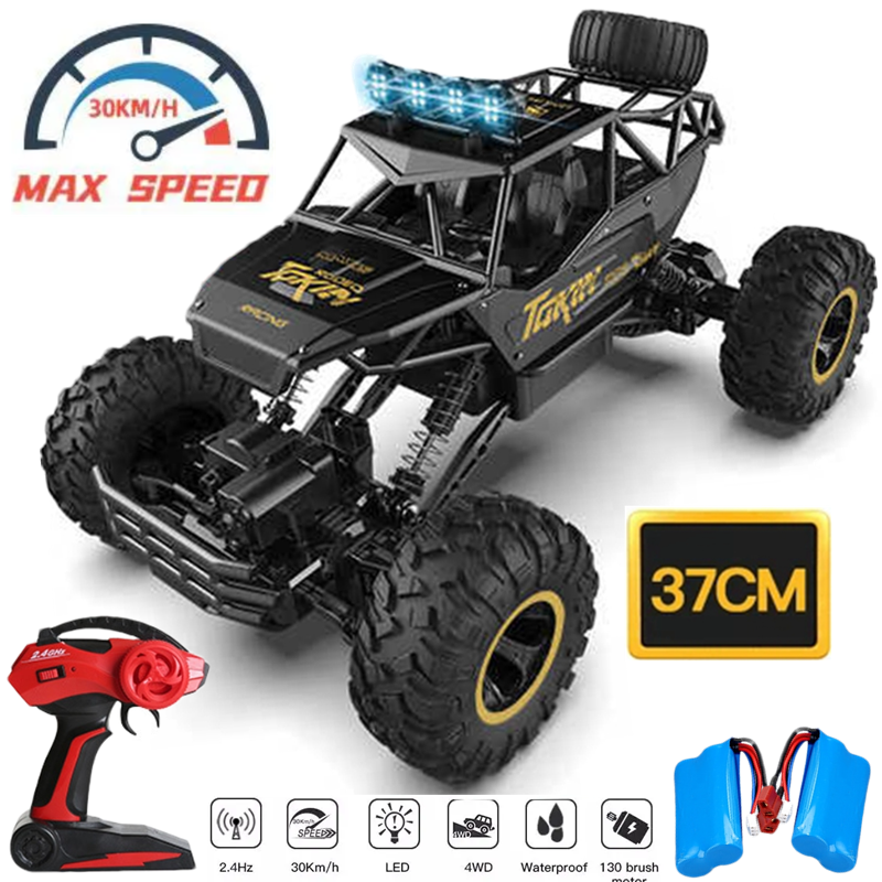 1:16 / 1:12 voiture RC tout Terrain 30 KM/H haute vitesse 4WD voiture télécommandée électrique Buggy 4X4 camion tout-terrain modèle de véhicule jouet cadeau