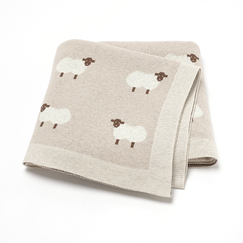 Cobertores de algodão para bebês, cobertores de malha para recém-nascidos, meninos e meninas, carrinho de berçário, colchas de abraço, 90*70cm, tapete de recepção infantil