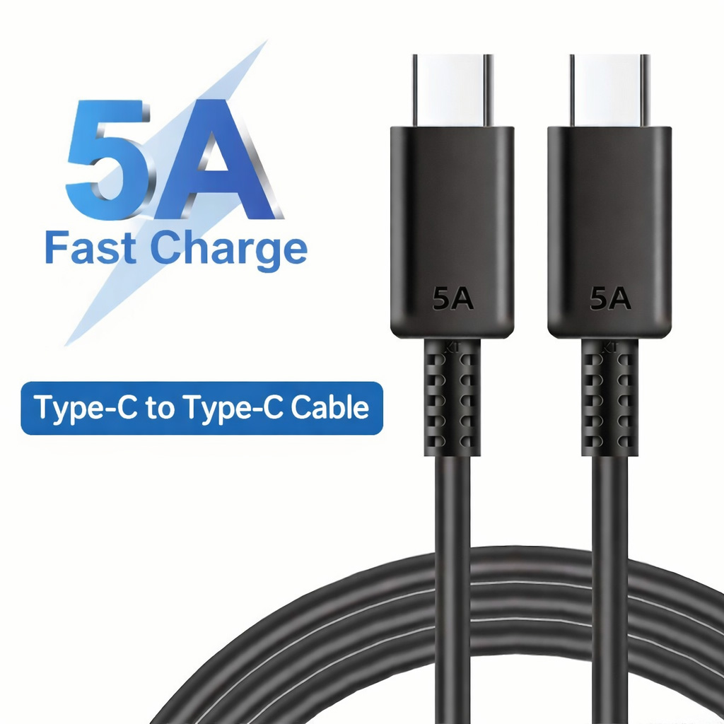 45W 5A デュアルType-C超急速充電PDケーブル 2m サムスン S22 S23 S24 Note 20 Ultra A53 A54 A55対応 急速充電データケーブル